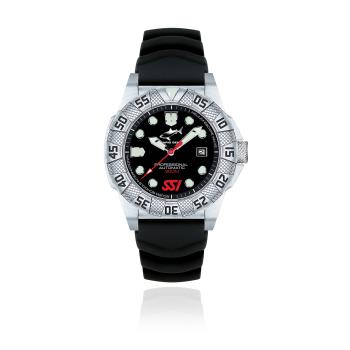 CHRIS BENZ - DEEP 300M AUTOMATIC DIVER SSI EDITION  with black rubber strap