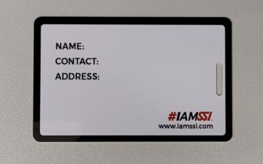 Luggage Tag I AM SSI