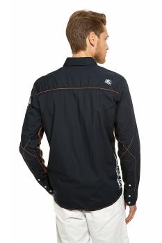 SSI Hemd langarm Herren, Deep Blue, navy