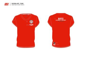 SSI T-Shirt Team 360° Damen rot