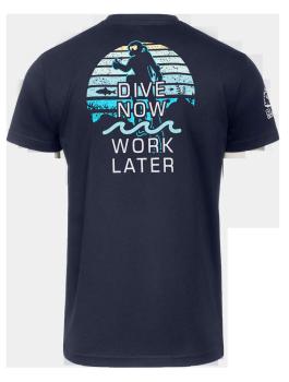 T-SHIRT ROUND NECK DIVE NOW MEN 2024