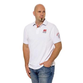 SSI Polo-Shirt Herren Dive Team weiss