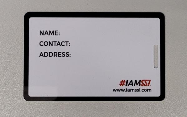 Luggage Tag I AM SSI