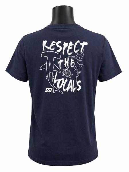 Rundhals T-Shirt Herren Respect the Locals - 2026